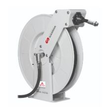 Spring Rewind Grease Hose Reel with 15m x 10mm hose and hose stop