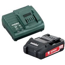 18 V Li-ion Compact Battery Pack 1 x 2.0 Ah + ASC 30-36 V Air-cooled Charger