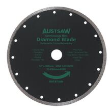 Austsaw - 300mm(12in) Diamond Blade - 25.4/20mm Bore
