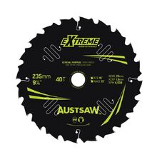 Austsaw Extreme: Wood with Nails Blade 235mm