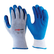 BG Knitted poly cotton blue latex dipped palm (Pk 12)