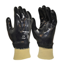 BK Nitrile fully coated glove with knit wrist (Pk 12)