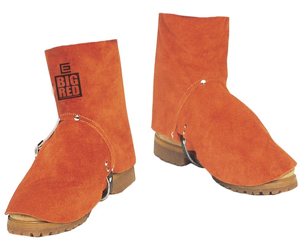 The Big Red Welders Leather Spats | PPE Australia | WeldConnect