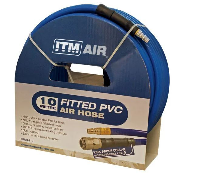 ITM PVC Air Hose 10MM x 10M  with Couplers TM300-210 main image 0