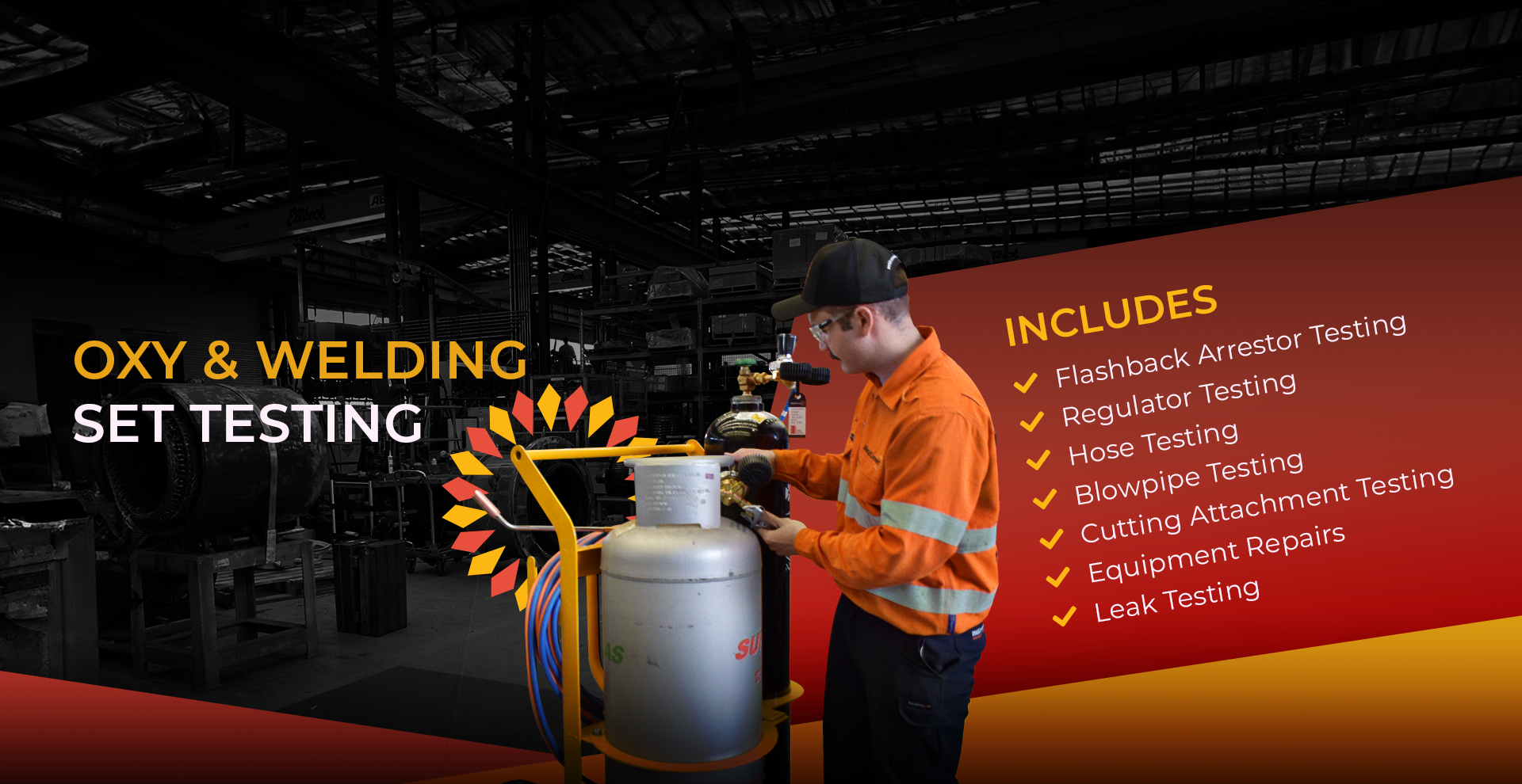 OXY & Welding set testing