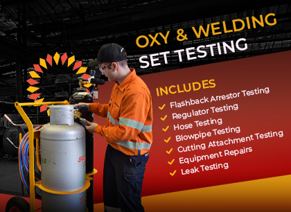 OXY & Welding set testing