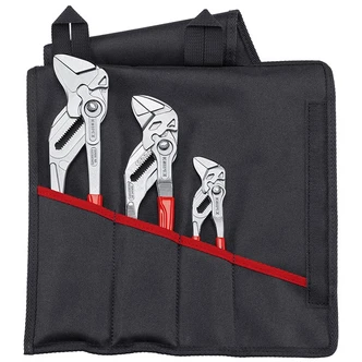 KNIPEX PLIERS WRENCH SET TOOL ROLL 3PC