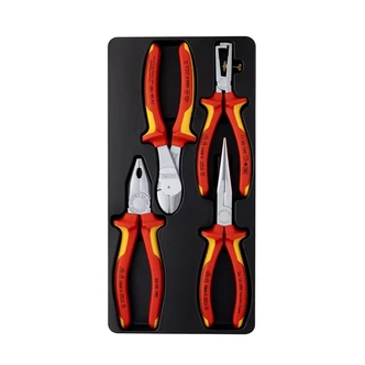 KNIPEX 1000V PLIERS SET 4PC