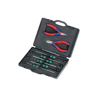 KNIPEX TOOL SET FOR ELECTRONICS 8 PC