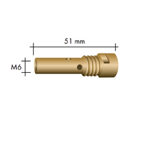 BINZEL ABIMIG® A T 255 LW - TIP HOLDER SUIT M6 TIPS (5 PK)