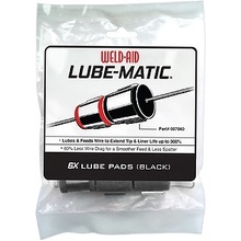 Lubematic pads treated black (Pack of 6)