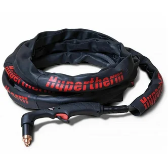 Leather Torch Lead Cover, Black w/ Logos, 7.6 m (25') section