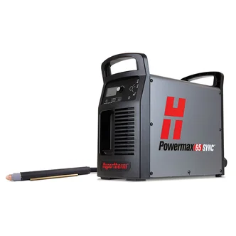 Powermax65 SYNC system, 380-400V 3-PH, CE/CCC, CPC port, 180 degree machine torch, 15.2m (50') lead, remote