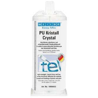 WEICON Easy-Mix PU Crystal Polyurethane Adhesive