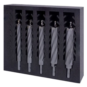 VersaDrive TCT HoleCutter Extra Long Series Set, 14, 18, 20, 22, 24, 26mm + Pilots