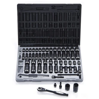 59 Piece 3/8 Drive 6-Point Metric & Imperial, Standard & Deep Socket Set