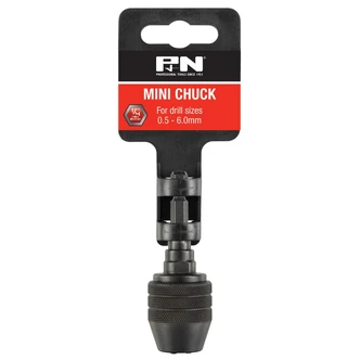 CHUCK MINI KEYLESS QUICKBIT HEX SHANK 0.5-6MM P&N