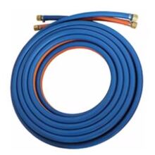 10mm Oxy (Blue) & LPG (Orange) twin hose with fittings (15 Mtrs)