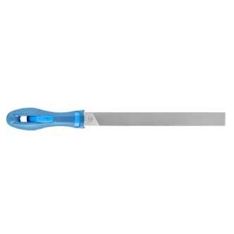 MILL SAW FILE WITH HANDLE STRAIGHT/ROUND EDGE HAND 200mm CUT 2 GENERAL FOR SHARPENING