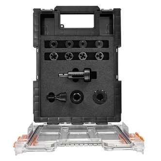 VersaDrive 12 Piece ImpactaDie Imperial Kit - including Adapter/Collar + 1/4, 5/16, 3/8, 1/2" UNC