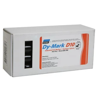 D10 Ink Marker Black, 12 Pk