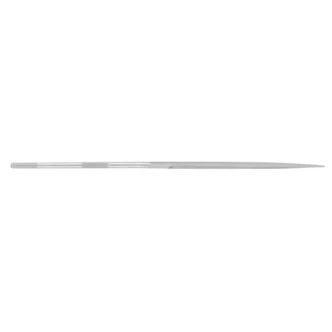 PRECISION NEEDLE FILE THREE SQUARE 160mm SWISS CUT 2, MEDIUM-FINE - 12PK