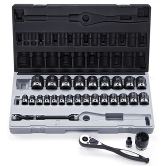 29 Piece 1/2 Drive 12-Point Metric, Standard Socket Set