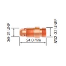 Collet Body Stubby 17/18/26 - Pack of 3