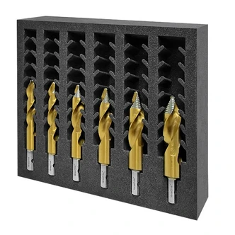 VersaDrive TurboTip Impact Drill Bit Set, 3/16, 1/4, 5/16, 1/2in