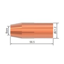 Tweco 1 Style Screw on Nozzle 12.7mm Bore - 5Pk