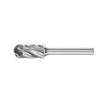 CYLINDRICAL RADIUS BURR WRC 1/4" SHANK SC-5 WRC 12.7X25.4X6.35 C ALU