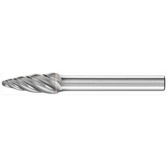 TREE RADIUS BURR RBF 1/4" SHANK SF-1 RBF 6.35X15.9X6.35 C ALU