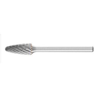 TREE RADIUS BURR RBF 1/4" SHANK SF-1 RBF 6.35X15.9X6.35 MX NCC
