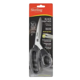 Curved Blade Black Panther Scissors