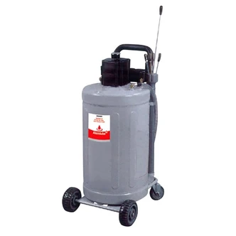 Alemlube air operated mobile waste oil extractor with 80L reservoir