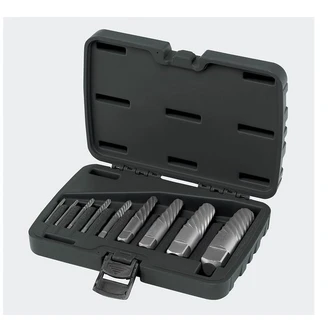 TOLEDO SCREW EXTRACTOR SET HEAVYDUTY 9PC