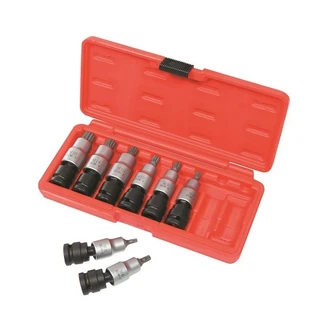 TOLEDO BIT SOCKET SET METRIC HEX 8PC