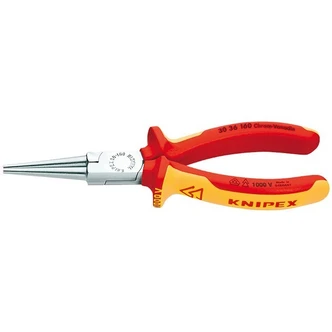 KNIPEX 1000V LONG NOSE PLIER 160MM