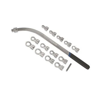 TOLEDO DRIVE PULLEY SPANNER SET 15PC