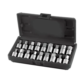 TOLEDO OIL DRAIN PLUG SOCKET SET 18PC