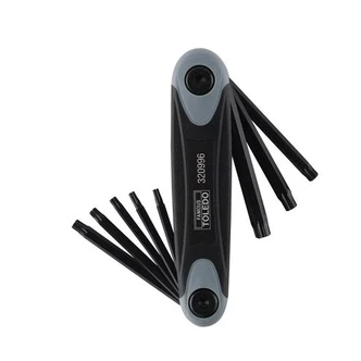 TOLEDO TORX KEY FOLDING SET STANDARD