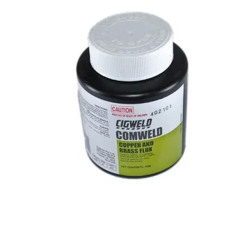 Comweld Cu & Brass Flux, 250g Plastic Jar = 1 Each