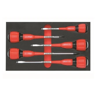 TOLEDO SCREWDRIVER SET-STRIKE THRU 5PC