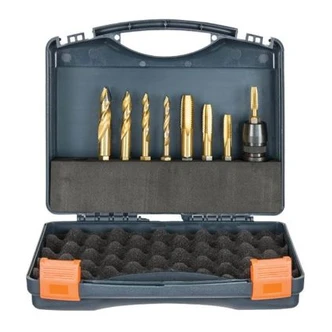 VersaDrive TurboTip Drill Bit, 6.8, 8.5, 10.5, 14mm & ImpactaTaps, M8, M10, M12, M16 c.w 1/2in Impact Adapter