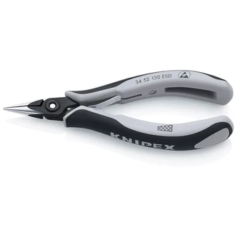 KNIPEX PREC ELECT ESD PLIER 130MM (AF)