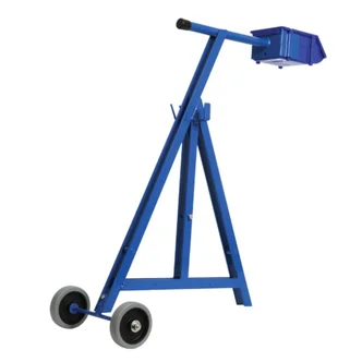 Steel Strap Dispenser - Blue with wheels