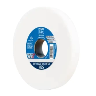 BENCH GRINDING WHEEL DIA. 150x20mm CENTRE HOLE DIA. 32mm A60 FOR SHARPENING HSS PILOT DRILLS