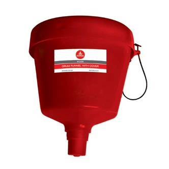 Alemlube waste oil drum funnel with cover