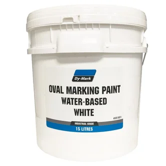Oval Marking Paint White Bulk, 15L