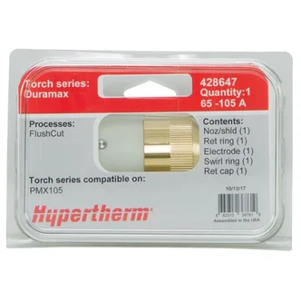 Consumable kit, Duramax, 105 A, FlushCut